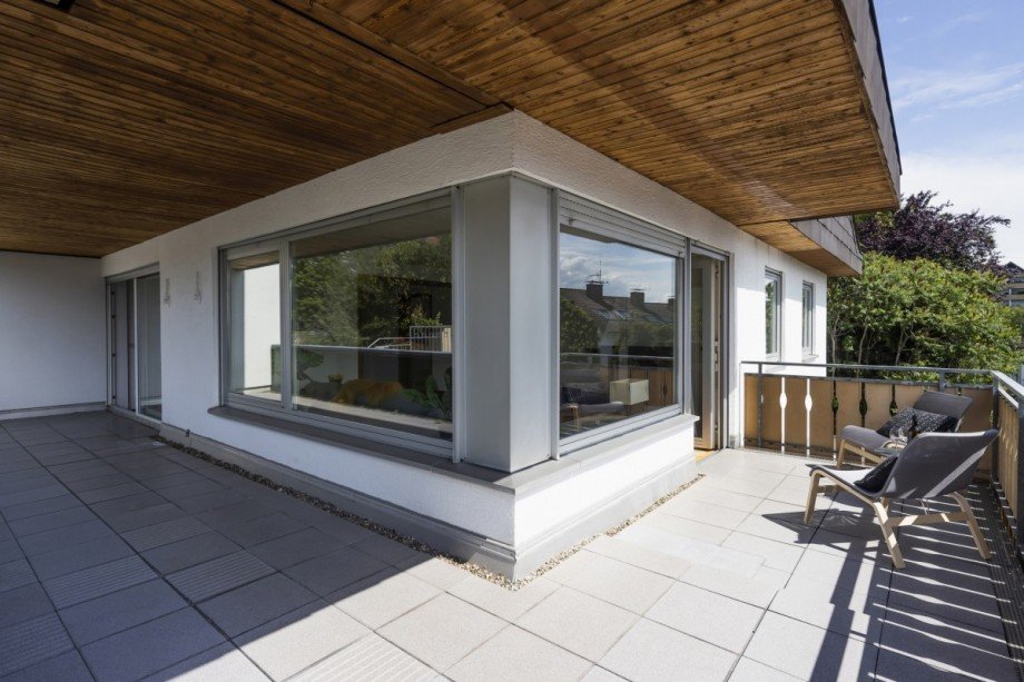 Balkon S�d-Ost Doppelhaush�lfte Freiburg im Breisgau / Tiengen
