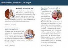 Referenzen Zentral und ruhig in Breisach!