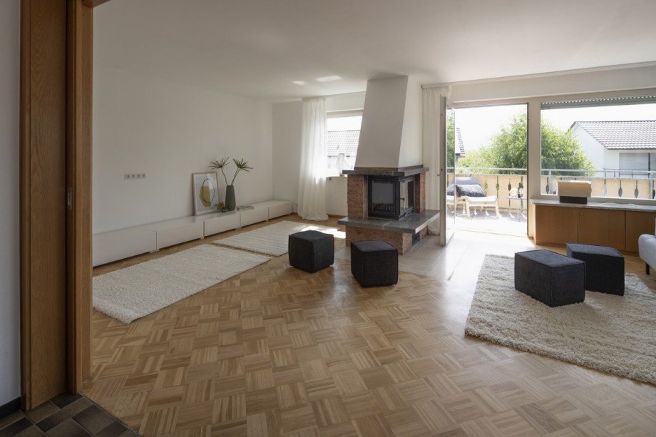 Wohnzimmer Doppelhaush�lfte Freiburg im Breisgau / Tiengen