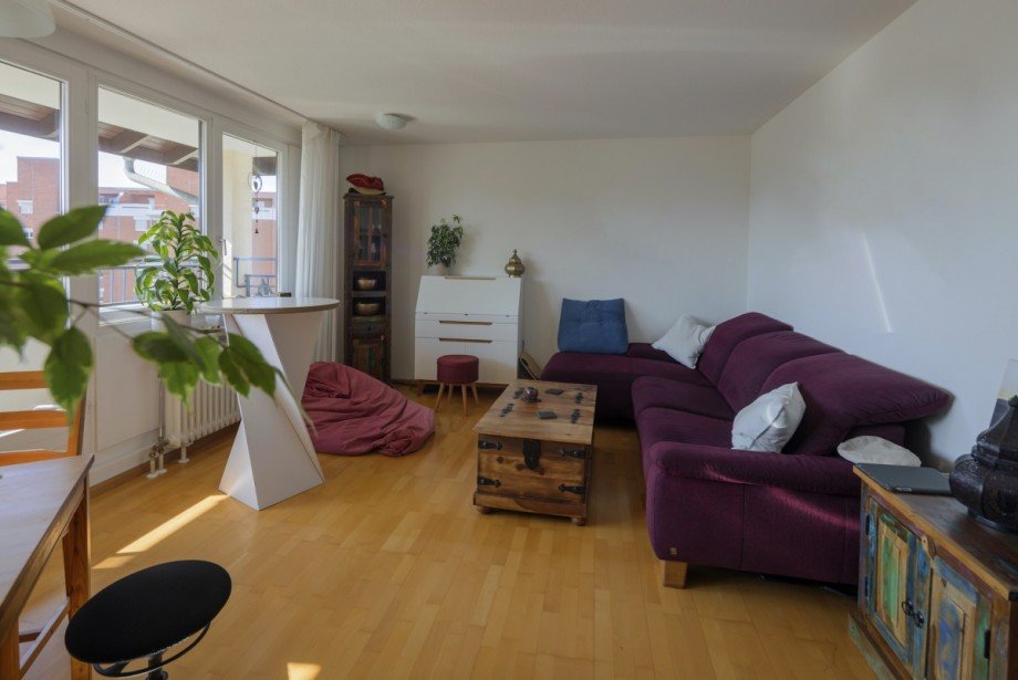 Wohnzimmer Dachgeschosswohnung Freiburg im Breisgau