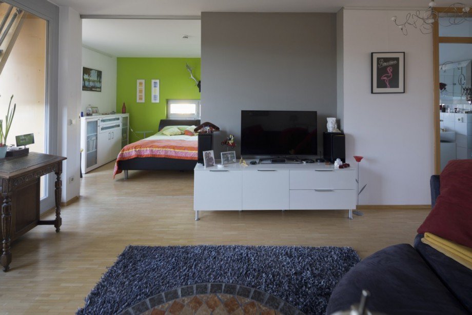 Wohnzimmer Etagenwohnung Freiburg im Breisgau
