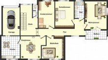 Grundriss Obergeschoss Gl�nzende Aussichten!