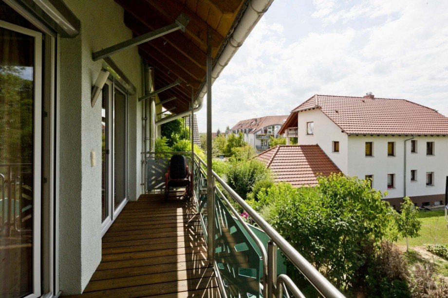 Balkon Doppelhaush�lfte Teningen / K�ndringen