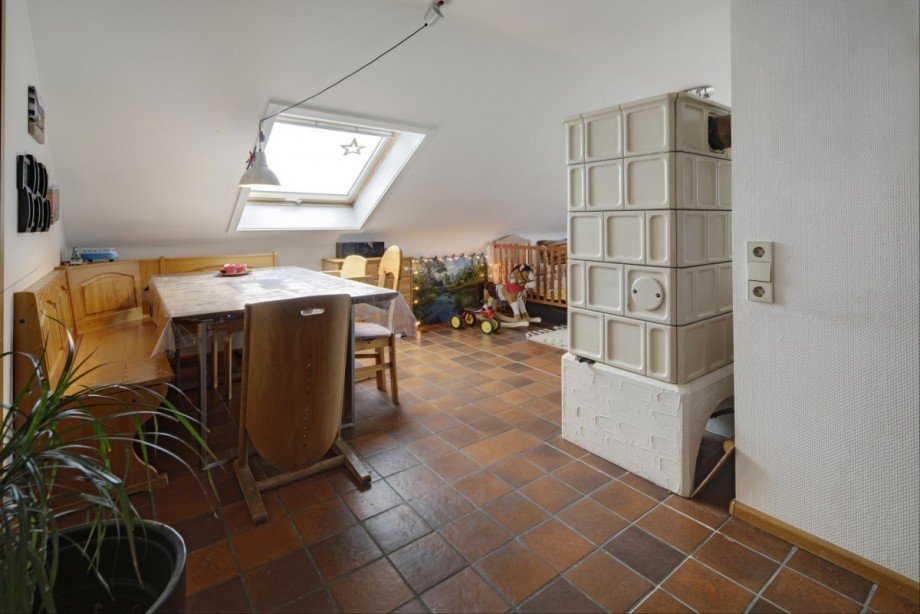 Wohnzimmer Dachgeschosswohnung Sexau
