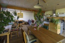 Wohnzimmer EG Wohnhaus mit Gewerbehalle im sonnigen Hartheim!