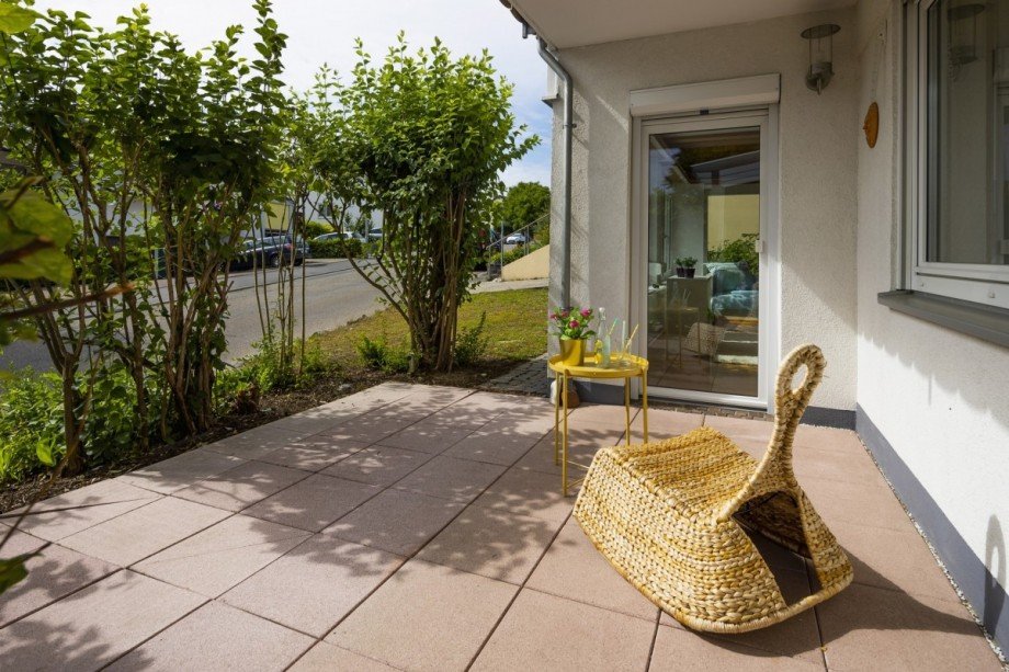 Terrasse Ost Doppelhaush�lfte Freiburg im Breisgau / Tiengen