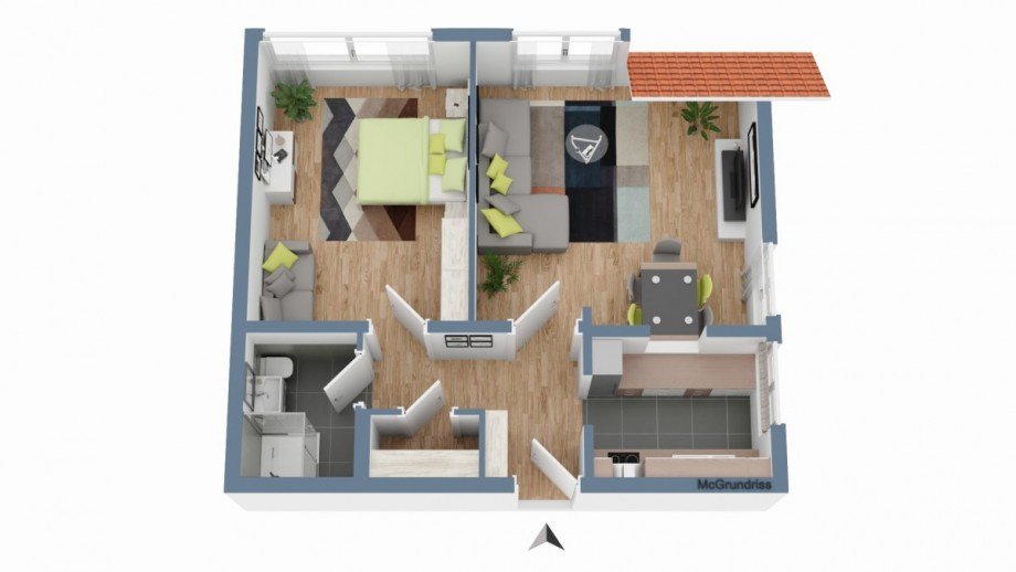 Grundriss Etagenwohnung Oberried-Hofsgrund