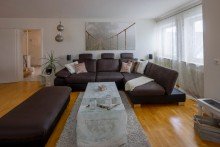 Wohnzimmer Traumhafte Maisonette-Wohnung im w�rmsten Ort Deutschlands!