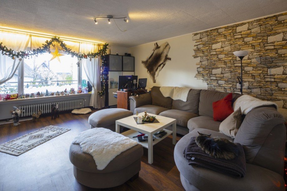 Wohnzimmer Etagenwohnung Gundelfingen