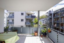 Balkon Sch�ne 2-Zimmer-Wohnung im Vauban - bezugsfrei