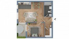 Grundriss Wohlf�hlwohnung im Rieselfeld!