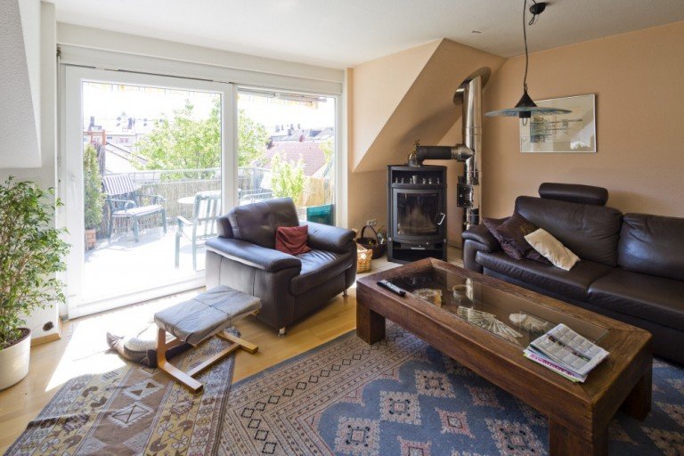 Wohnzimmer Freiburg im Breisgau / Herdern Dachgeschosswohnung Verkauft - Dachgeschosswohnung mit M�nsterblick!