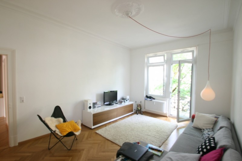 Wohnzimmer Etagenwohnung Freiburg im Breisgau / Wiehre