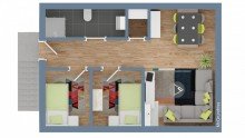 Gewerbe Obergescho� (nicht ausgebaut) Wohnhaus mit Gewerbehalle im sonnigen Hartheim!