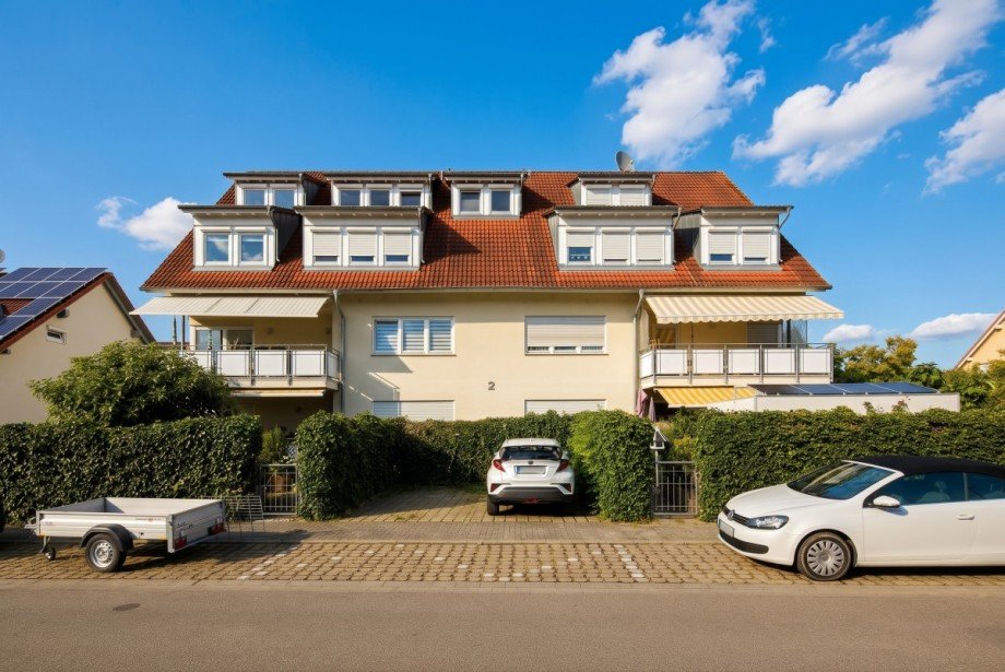 Au�enansicht Frontal Etagenwohnung Endingen am Kaiserstuhl