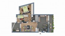Grundriss Provisionsfreie Terrassenwohnung mit Gartennutzung in Betzenhausen
