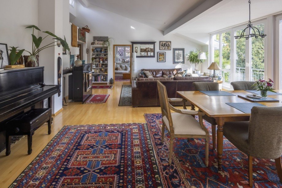 Wohnzimmer Etagenwohnung Gundelfingen / Wildtal
