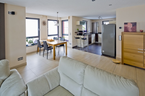 Wohnzimmer Maisonettewohnung Ihringen