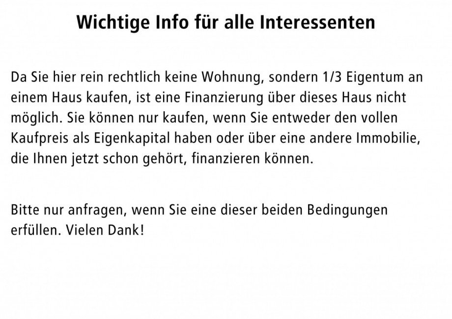 Wichtige Info f�r alle Interessenten Erdgeschosswohnung Freiburg im Breisgau