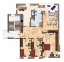 Grundriss Nur f�r Kapitalanleger: Gem�tliche 4 Zi.-Wohnung in Z�hringen!